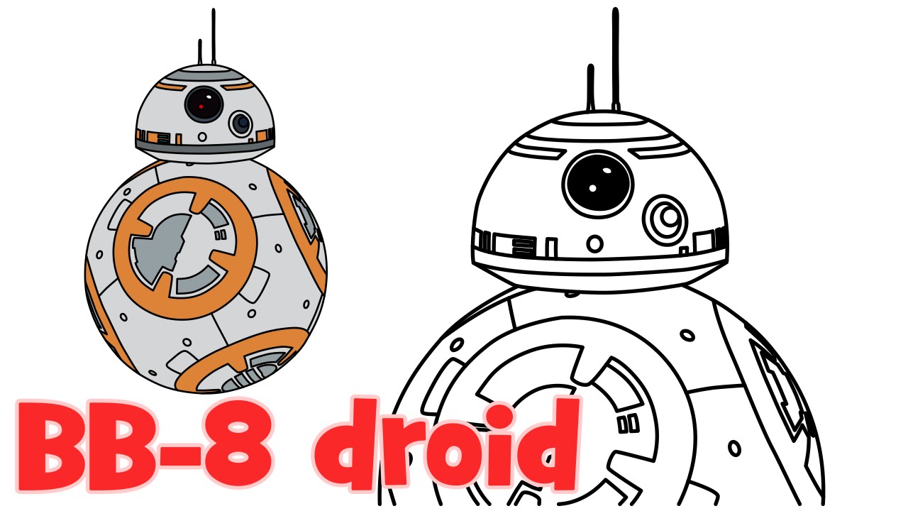 bb8 clipart easy draw