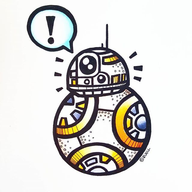 bb8 clipart easy draw