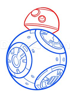 bb8 clipart easy draw