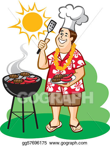 bbq clipart dad