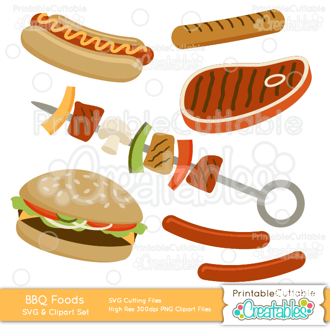 bbq clipart foods