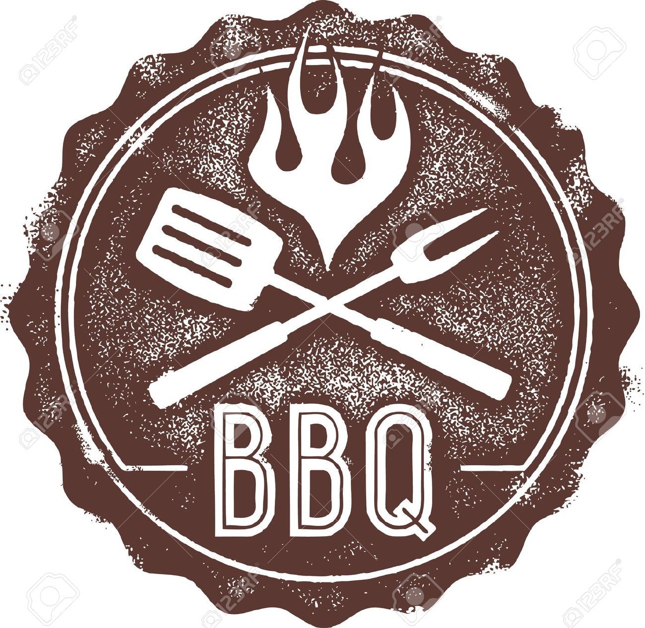 Best barbecue stock illustrations. Bbq clipart logo