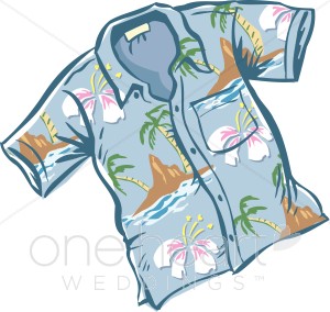 clipart shirt hawaiian attire