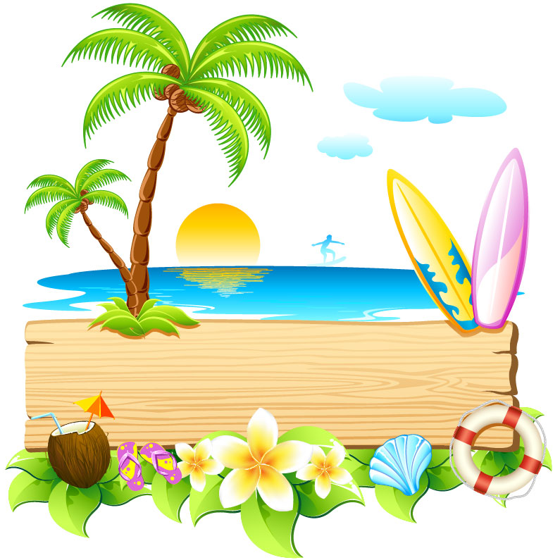 Florida clipart vacation time.  collection of beach