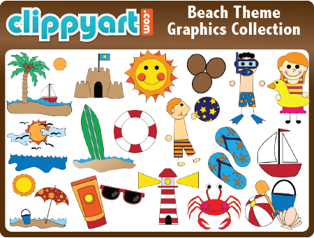 Graphics images. Beach clipart beach theme