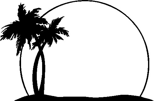 Free and pictures download. Beach clipart palm tree