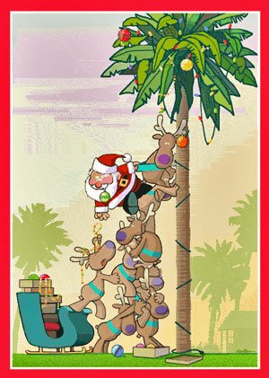 Beach clipart postcard. Postcards christmas wallpapers free