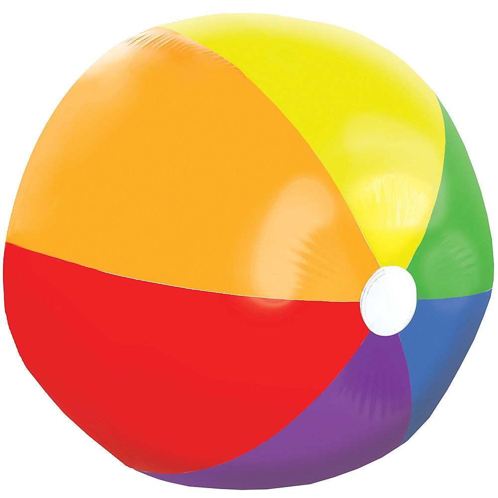 beachball clipart rainbow