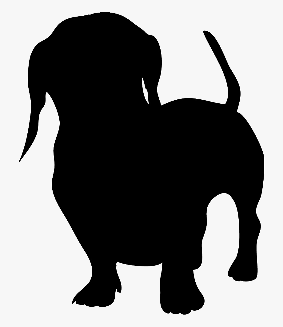 Beagle clipart chiweenie. Dachshund png silhouette download