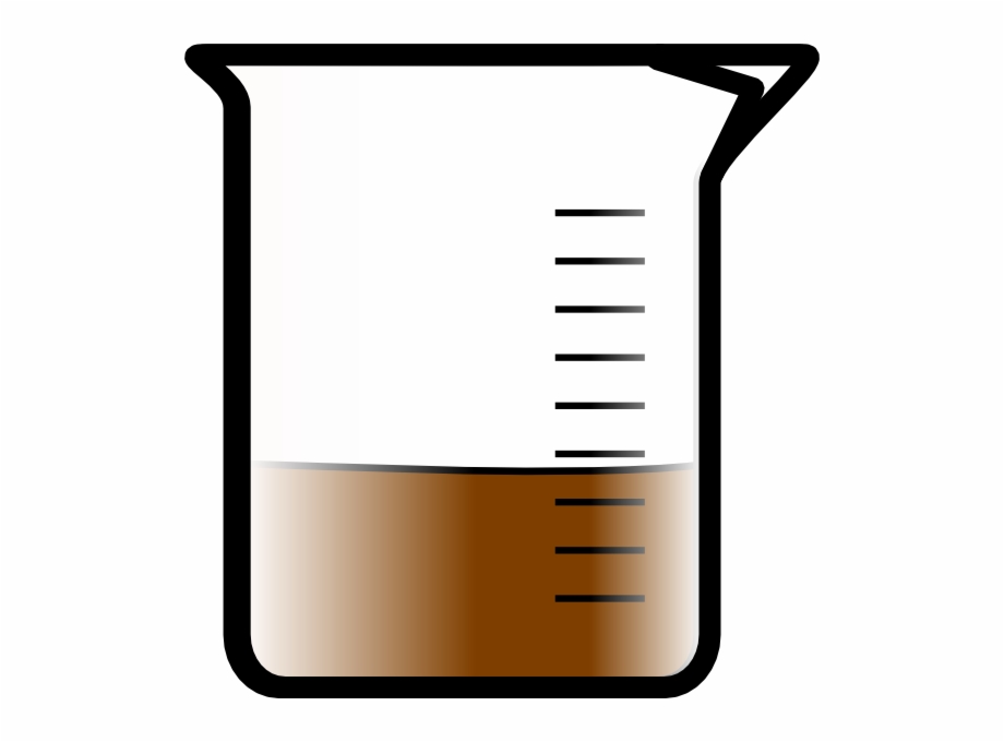 With water png science. Beaker clipart 1 liter