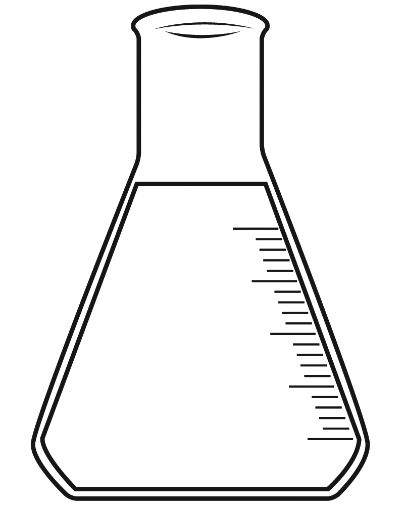  collection of erlenmeyer. Beaker clipart conical flask