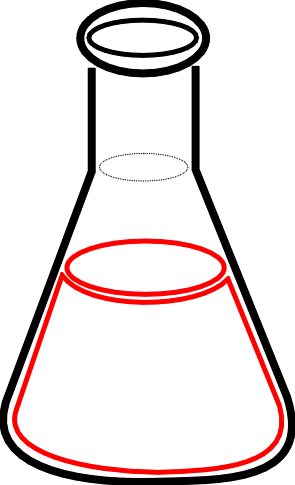 Beaker clipart conical flask. A perfect world clip