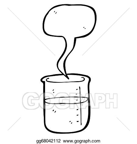 Beaker clipart draw. Drawing cartoon chemical gg