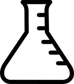 Beaker clipart empty. Chemistry coloring page clip