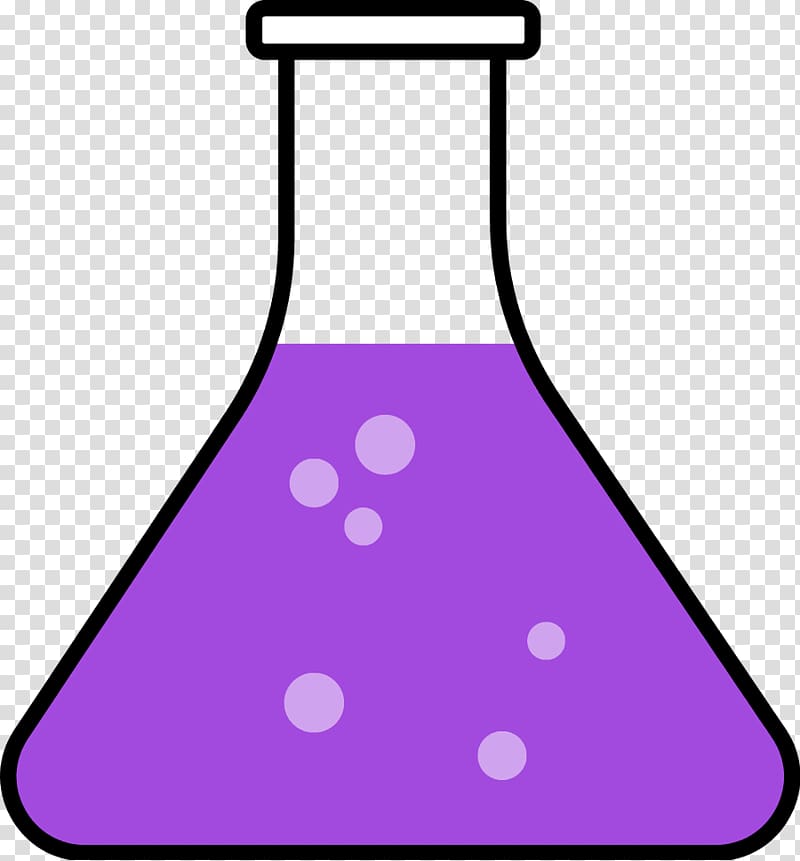 Beaker clipart purple. Science laboratory flask transparent