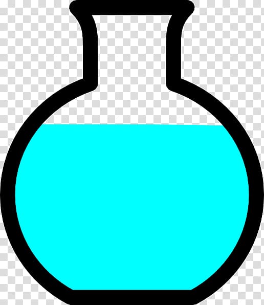 Laboratory flasks bottom flask. Beaker clipart round