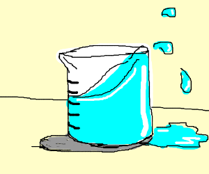 Beaker clipart spilled. Spills liquid drawing by