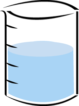  collection of in. Beaker clipart water drawing