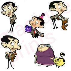 Mr caricature google zoeken. Bean clipart animated