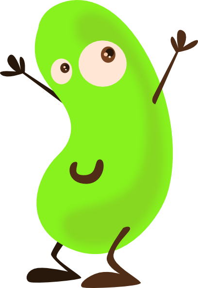 Free plant download clip. Beans clipart silly