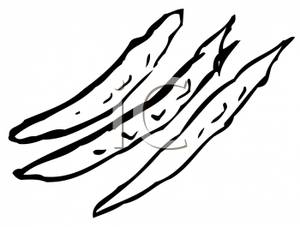 Clip art image . Beans clipart black and white