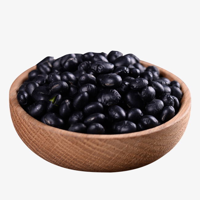 A of black product. Beans clipart bowl bean