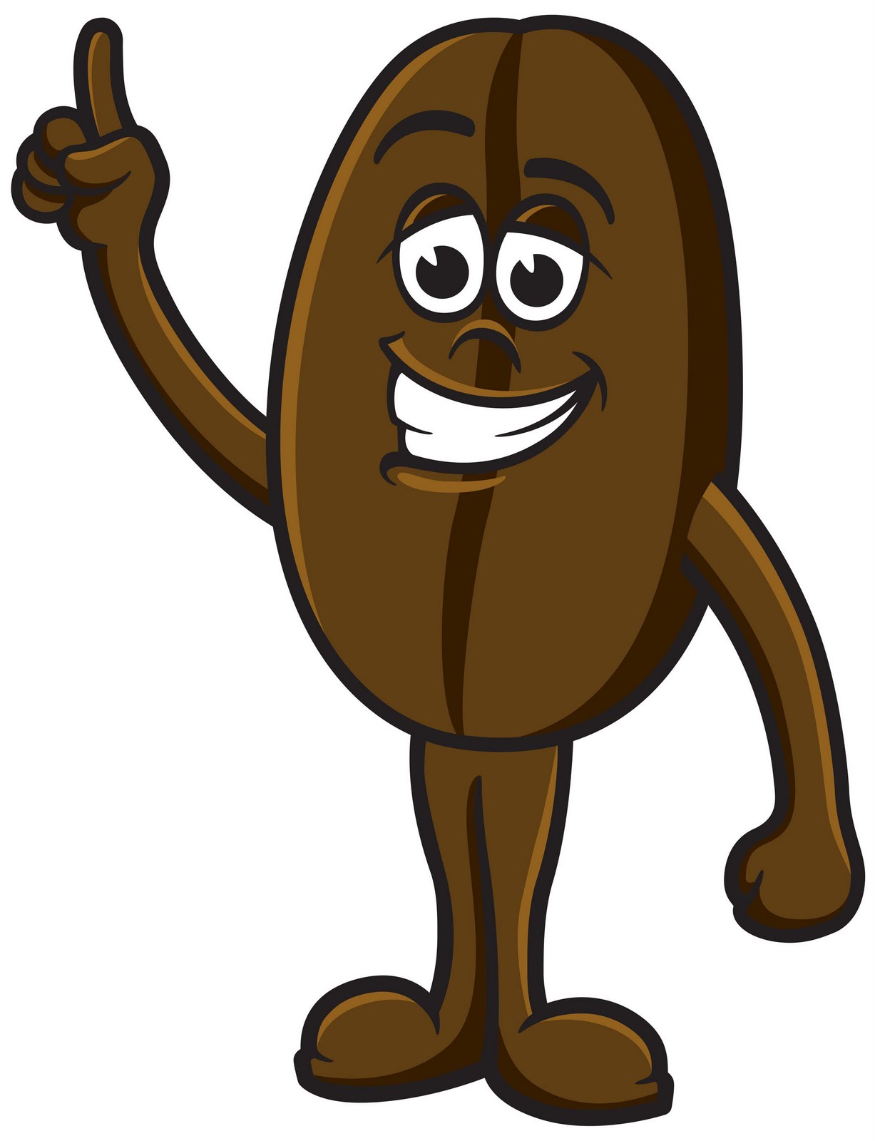 Coffee cliparts and others. Bean clipart cartoon