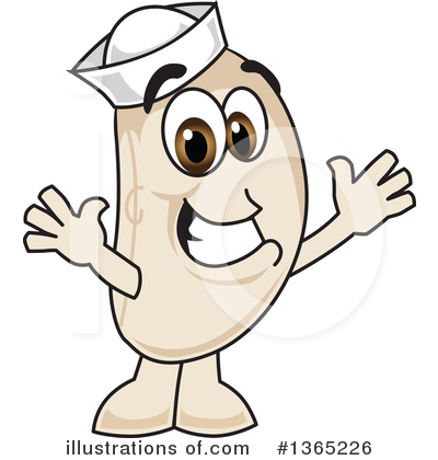 Navy illustration by toons. Bean clipart character