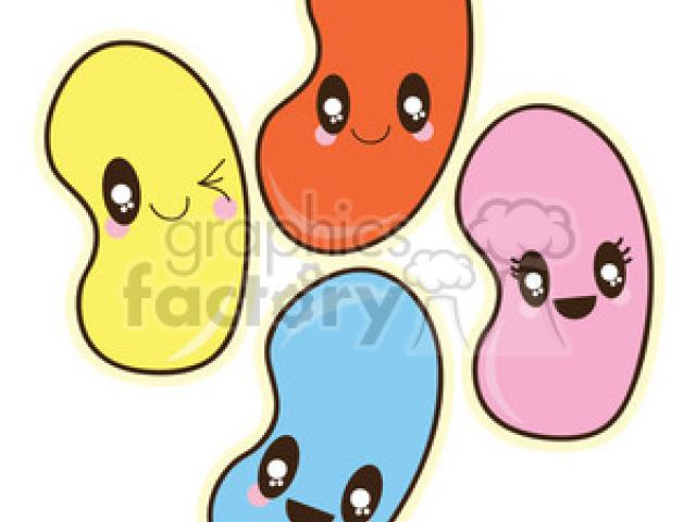 Bean clipart cute. Jelly free on dumielauxepices