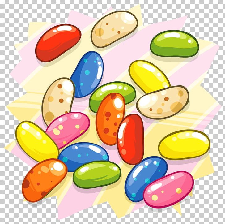 Jelly bean egg png. Beans clipart easter