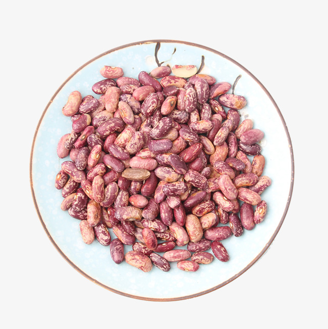 Overhead plate of beans. Bean clipart pinto bean