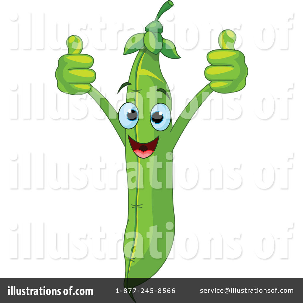 Illustration by pushkin royaltyfree. Beans clipart green bean