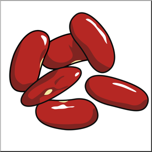 Clip art color i. Beans clipart kidney bean