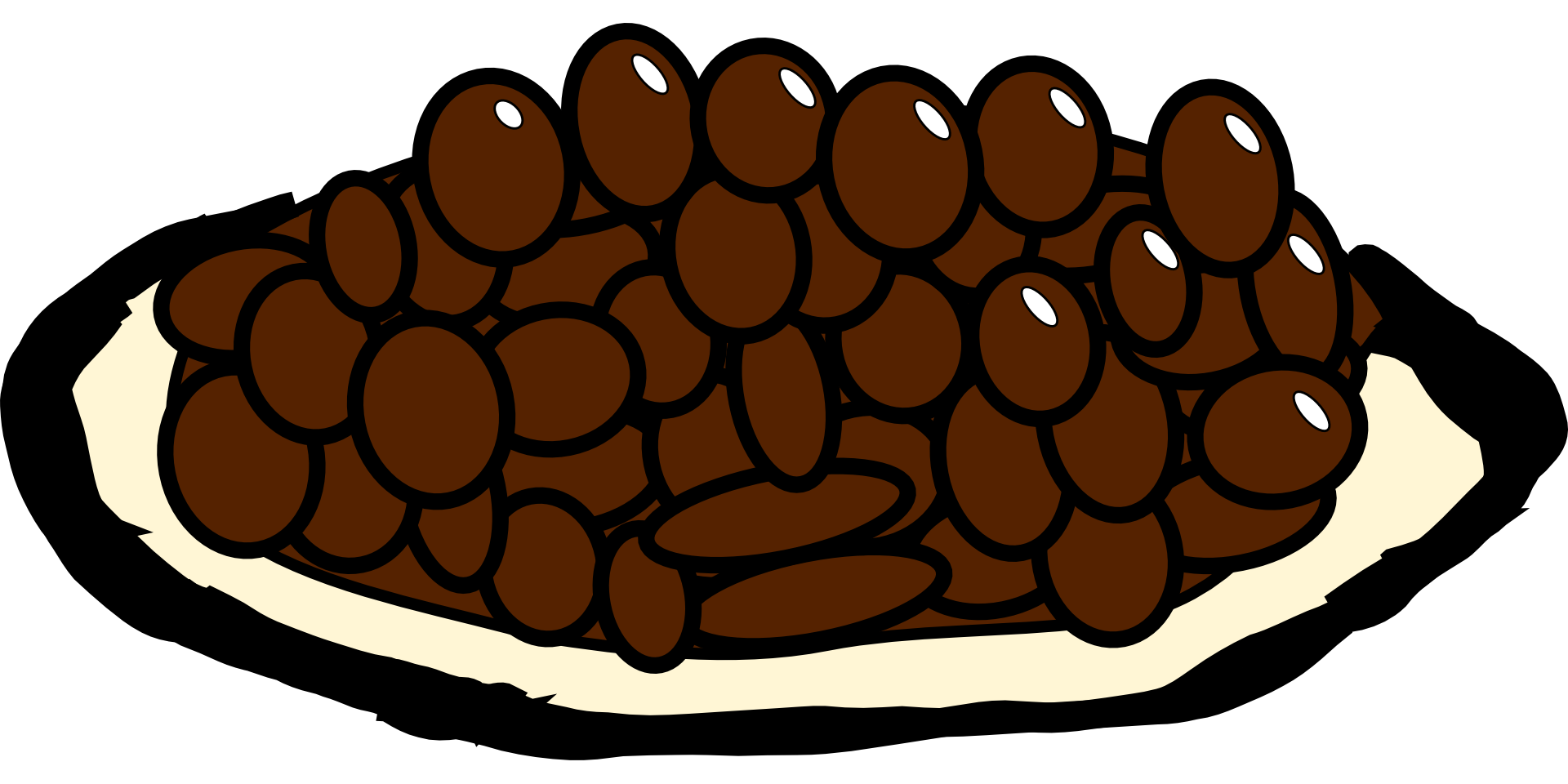 Beans clipart refried bean. Rice and baked clip
