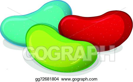 Art jelly drawing gg. Beans clipart vector