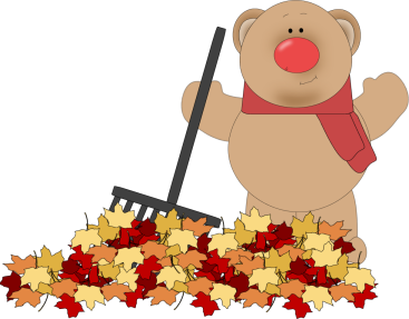 Fall clip art images. Bear clipart autumn