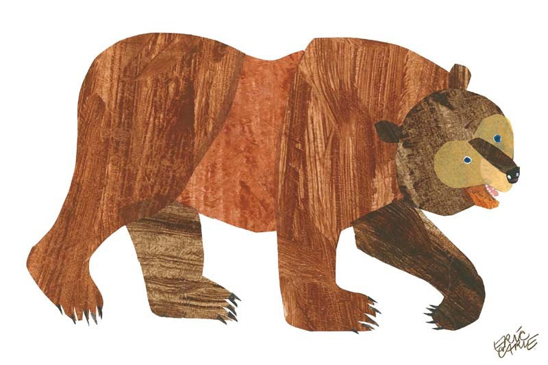 Bear clipart brown bear. What do you see