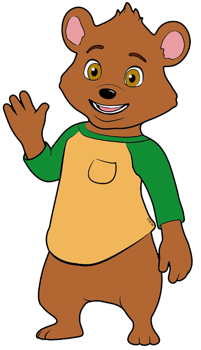 Goldie and clip art. Bear clipart character
