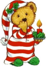 Christmas teddy free graphics. Bear clipart holiday
