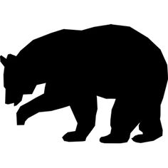 Mama silhouette at getdrawings. Bear clipart logo