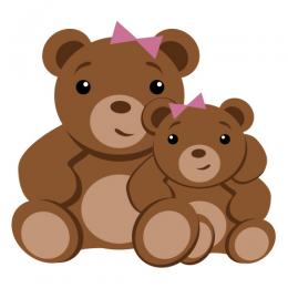 bear clipart mothers day