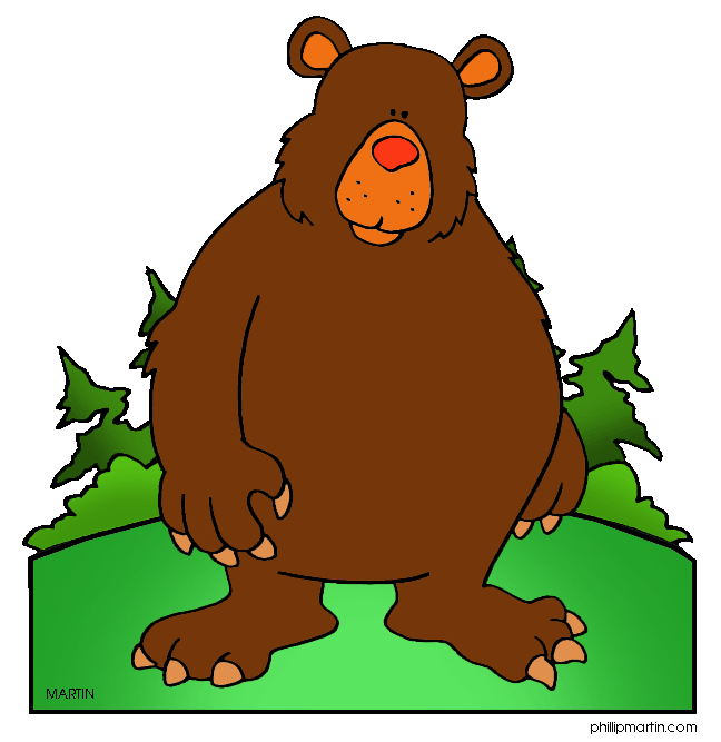Forest pencil and in. Bear clipart woods