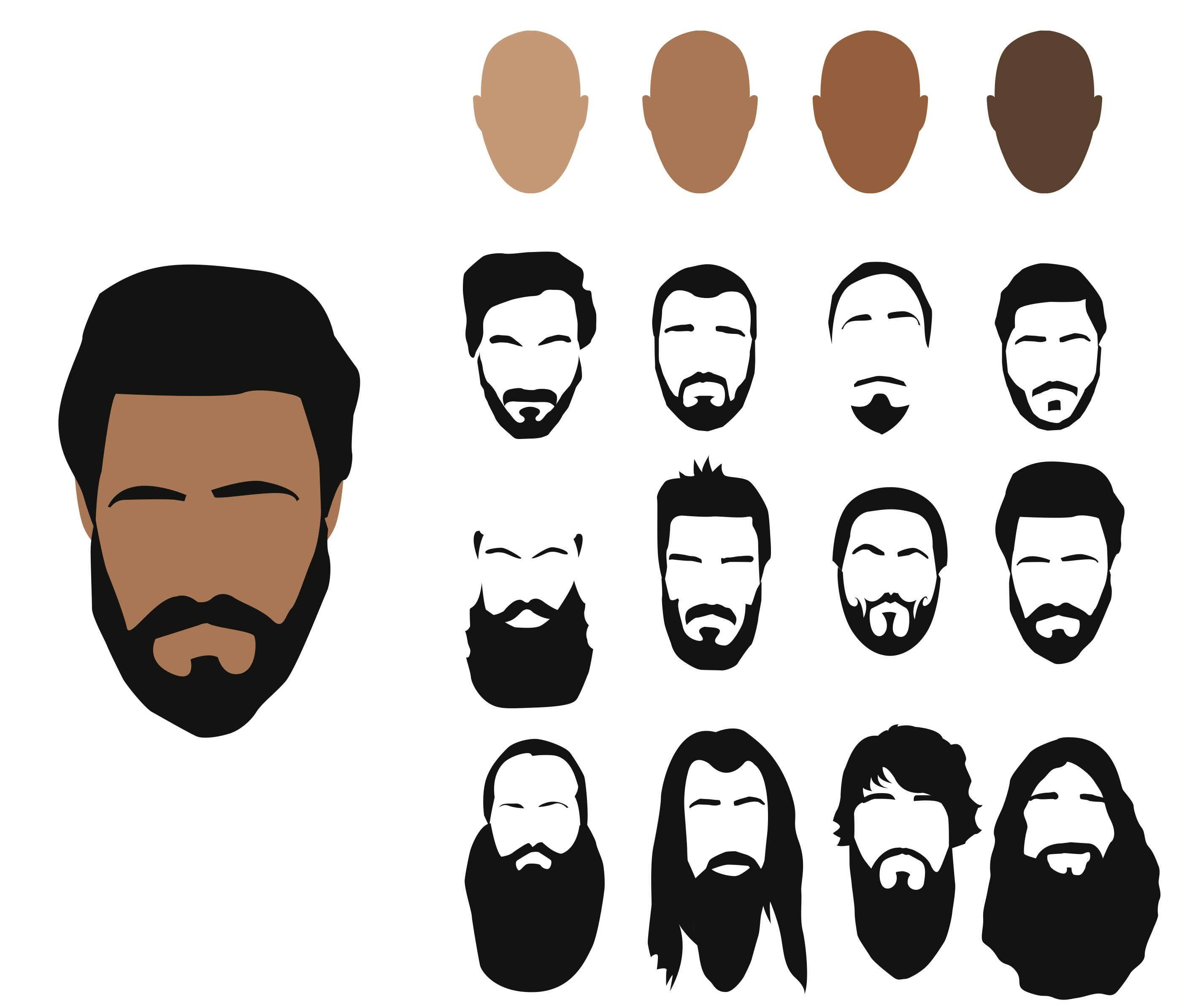 Best arab muslim styles. Beard clipart arabic