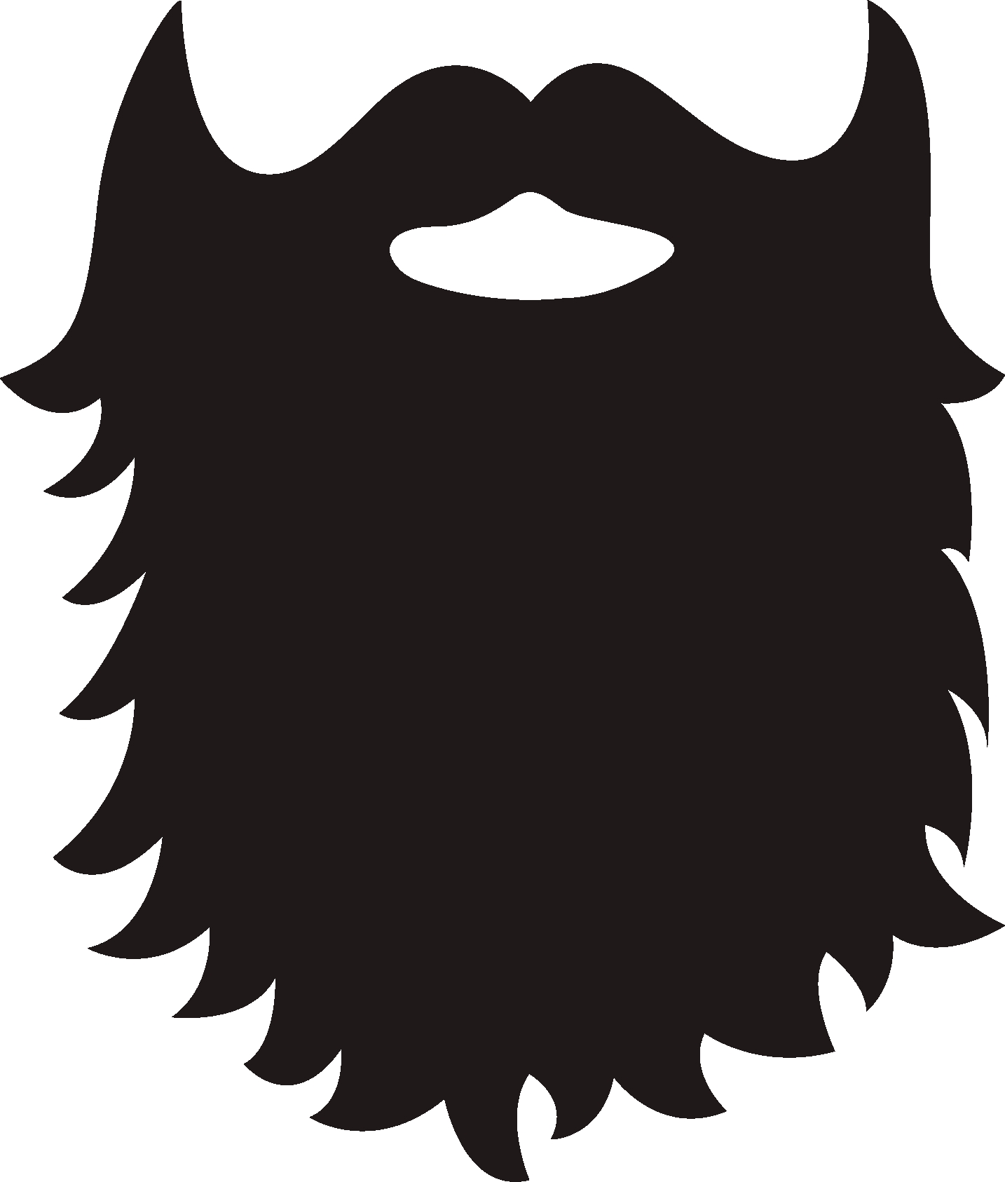 Beard clipart full beard. Unique design digital collection