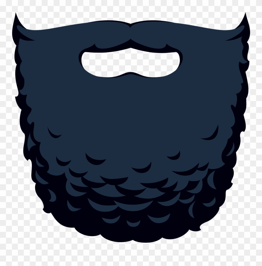 Beard clipart plain. Long dark turban pinclipart