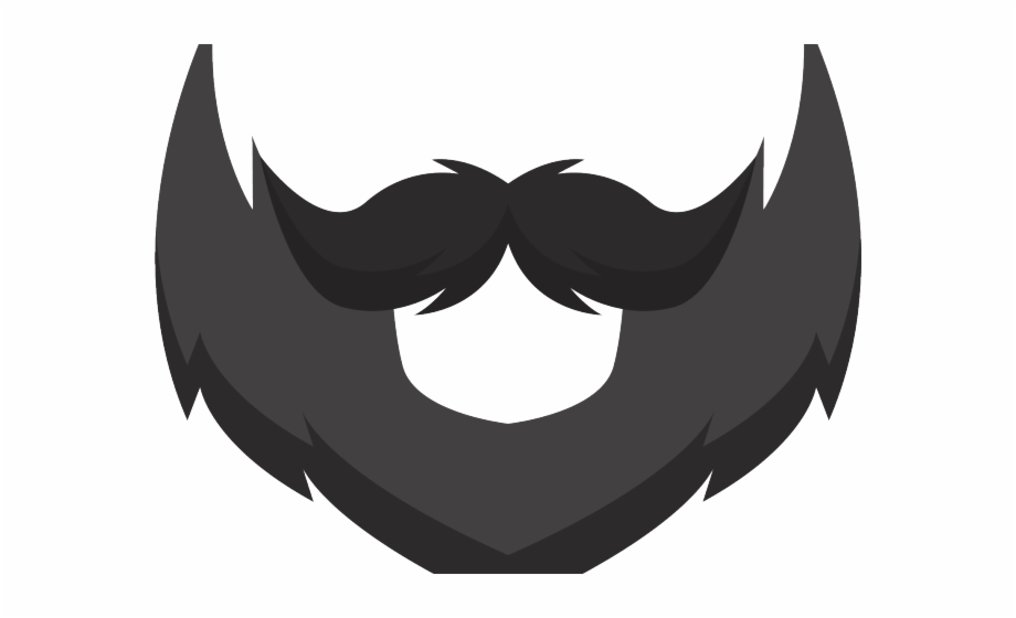 Beard clipart real. Mustache transparent background clip