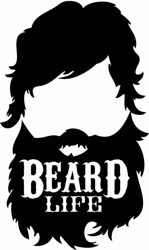 Life beards pinterest styles. Beard clipart stylish