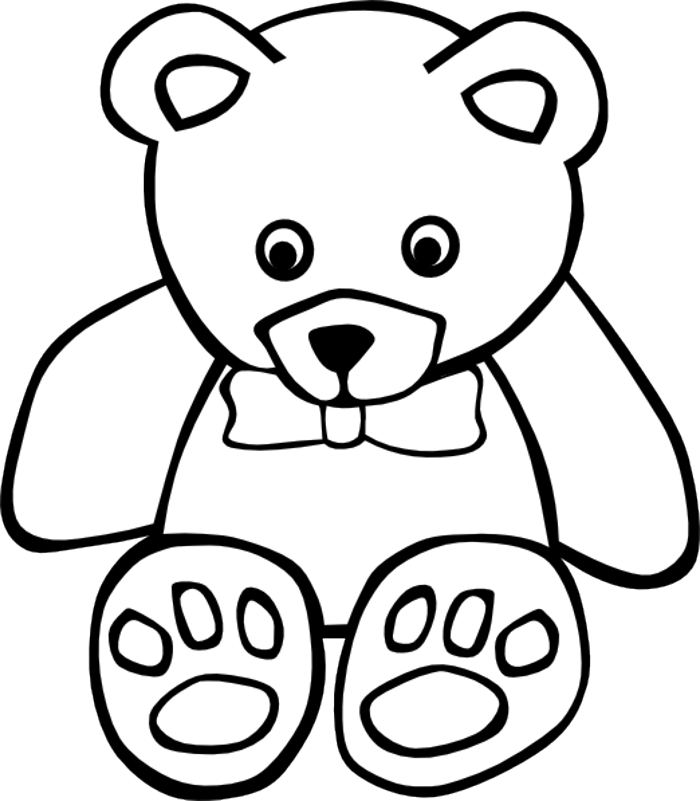 Free bear images download. Bears clipart black and white