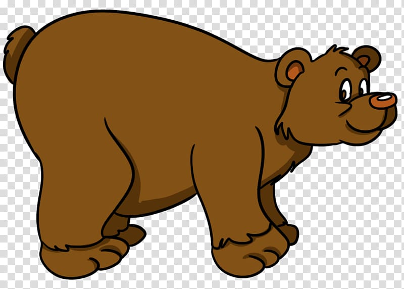 Goldilocks and the three. Bears clipart brown bear