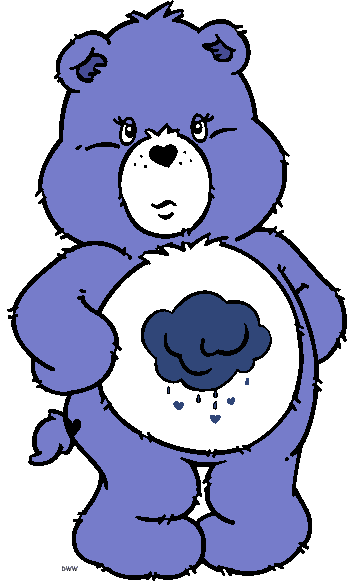 Bears clipart cartoon. Care clip art grumpy